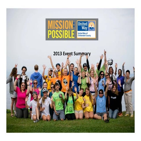 2013 Mission Possible Recap
