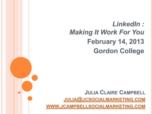 LinkedIn for Students