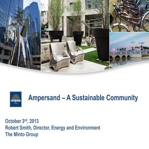 Ampersand:  A Sustainable Community - Robert Smith