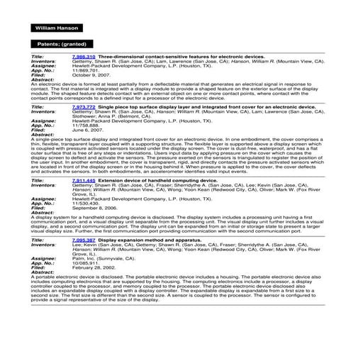 2013. hanson portfolio | PDF