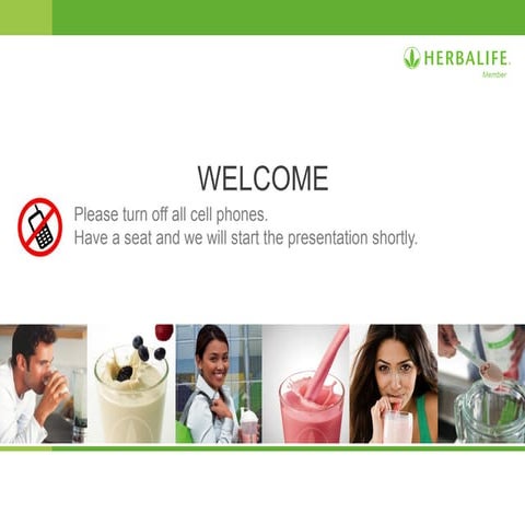 Herbalife Opportunity slide presentation from Herbalife 