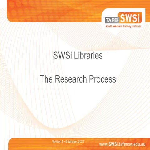 2013 how to conduct research (updated 8 jan 2013)