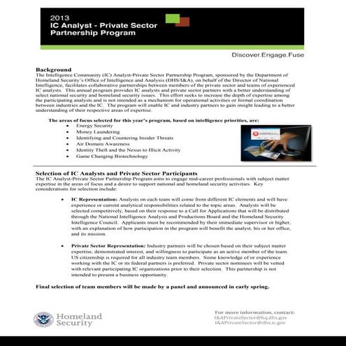 2013 ic analyst   private sector 2