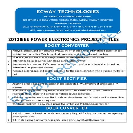 2013 ieee powerelectronics titles