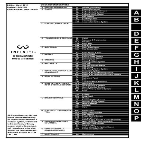 2013 Infiniti G37 Convertible Service Repair Manual.pdf