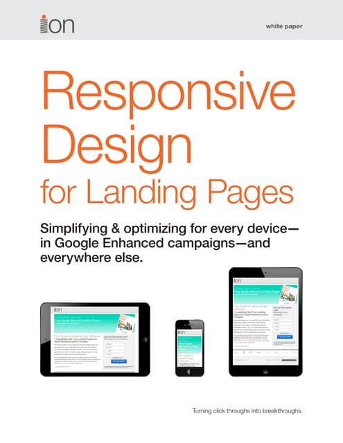 Responsive Design for Landing Pages | PDF