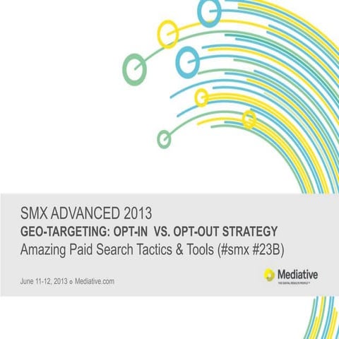 Geo-Targeting Paid Search Tactics: Have We All Been Doing It Wrong?