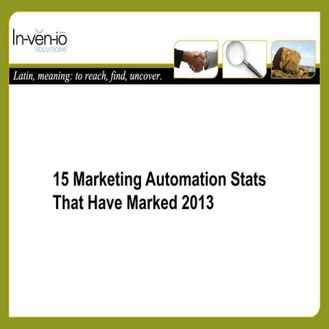 15 Marketing Automation Stats That Have Marked 2013
