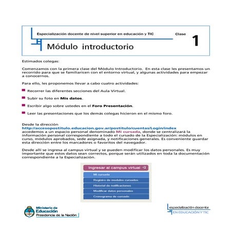 Tutorial campus virtual 34 | PDF