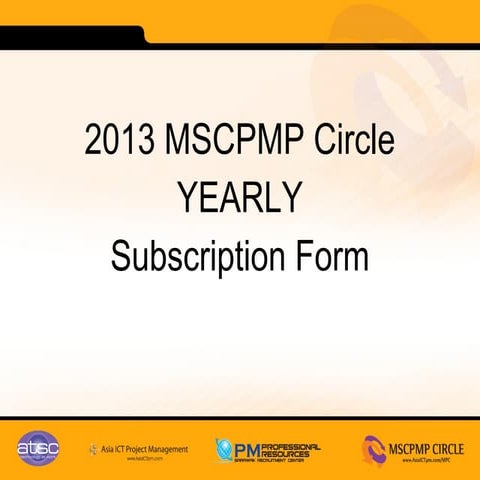 2013 MSCPMP Circle Sign Up/Renewal Form