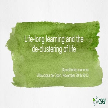 2013 oecd life long learning and the de-clustering of life 2