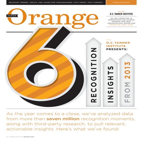 2013 Orange Paper - 6 Insights