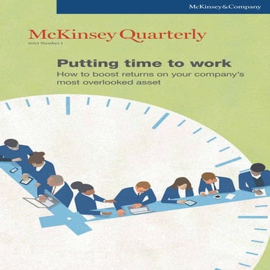 2013 q1 McKinsey quarterly - Putting time to work