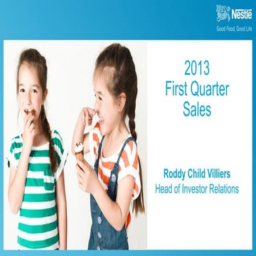 2013 Q1 sales conference call slides