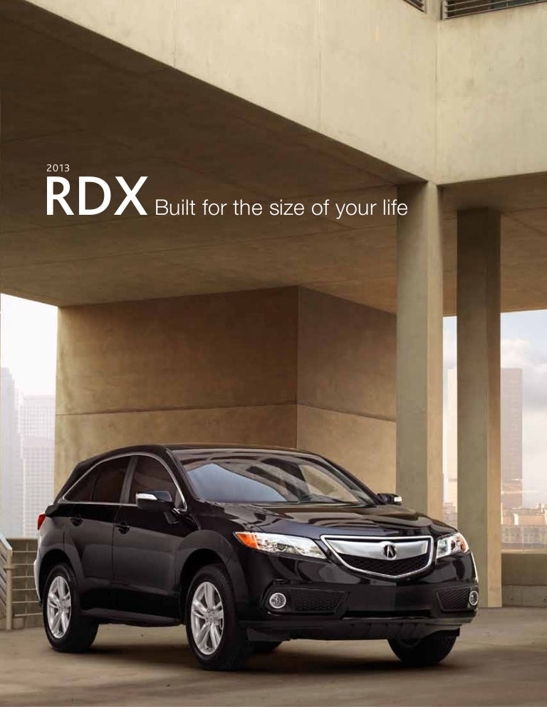 2013 Rdx Factsheet Dch Acura Of Temecula