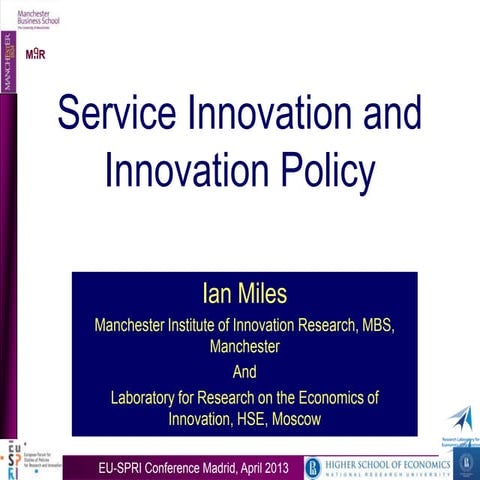 Service Innovation Policy