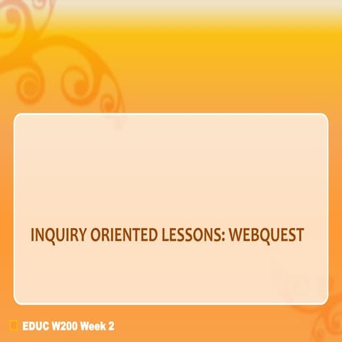 Educ627 Webquest Study Slides | PPT