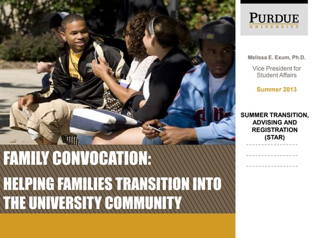 2013 Purdue Family Convocation