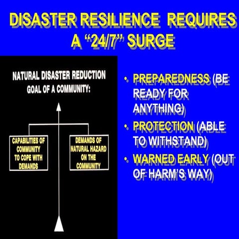 2013 strategies for disaster resilience: Putting a face on educational surges