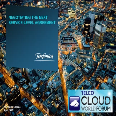 Negotiating the Next Service Level Agreement