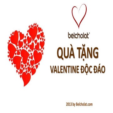 Bộ sưu tập Sôcôla Valentine vô cùng độc đáo!