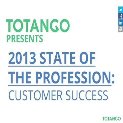 2013 Customer Success Salary Survey Report
