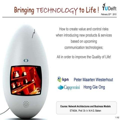 Bringing-Technology-to-Life   P.M. Westerhout  Delft-University-of-Technology...