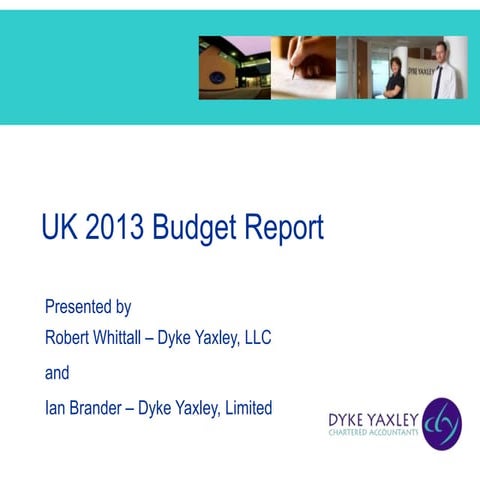 BACC Ohio - 2013 UK Budget Report