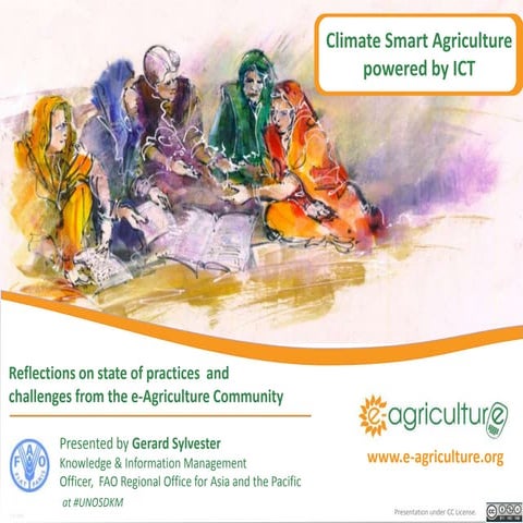 Synthesis from the forum on ICT and Agriculture in the Context of Green Growth