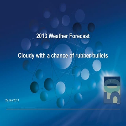 2013 weather forecast january 2013
