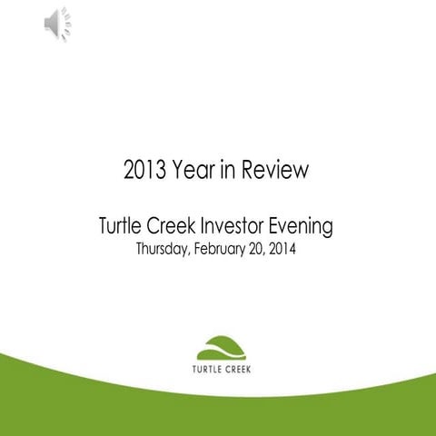 2013 year in review presentationv4 | PPT