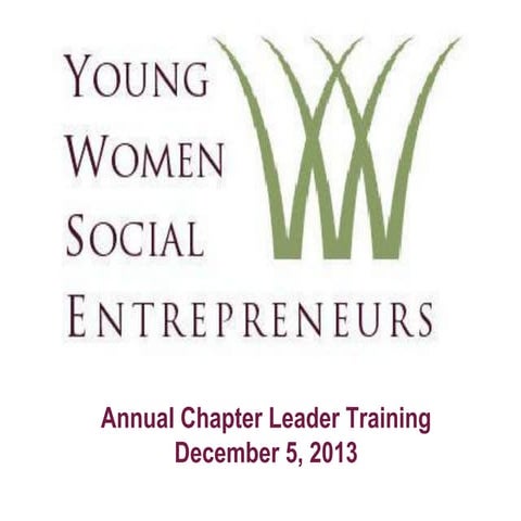 2013 ywse chapter annual training