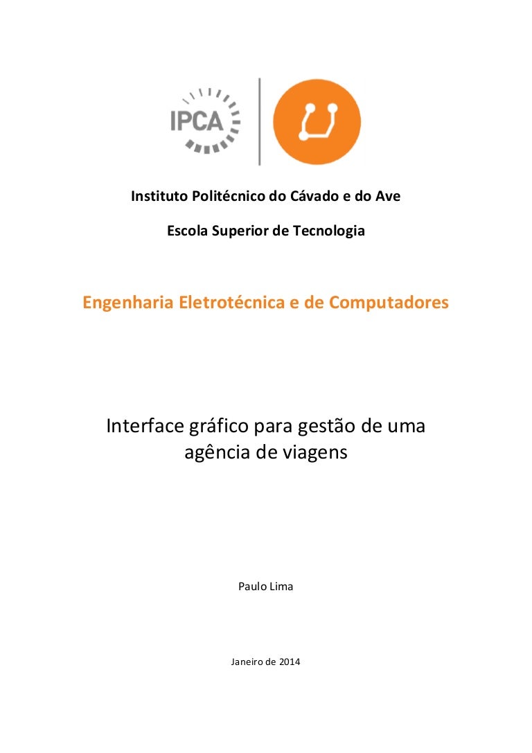 Interface Gráfico Para Gestão De Uma Agência De Viagens