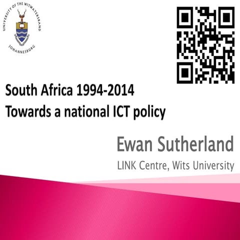 2014 02-11 - South Africa ICT Policy Green Paper