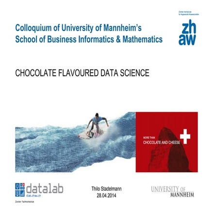 Chocolate Flavoured Data Science