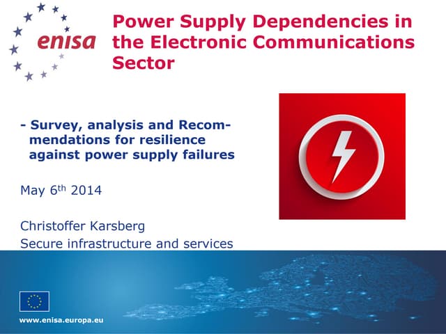 Power Supply Dependencies in the El...