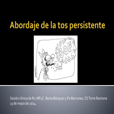 Tos crónica | PPT
