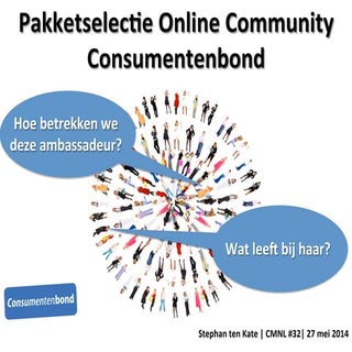 Communityplatform pakketselectie Co...