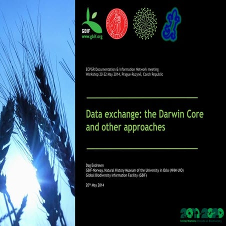 European agrobiodioversity, ECPGR network meeting on EURISCO, Central Crop Da...