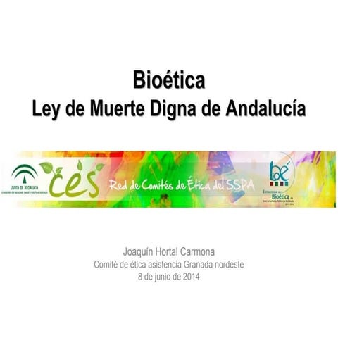Taller sobre ley de muerte digna | PPT