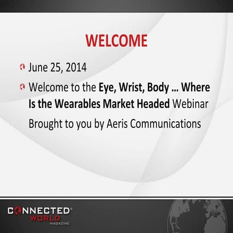 Eye, Wrist, Body … Where Is the Wearables Market Headed?