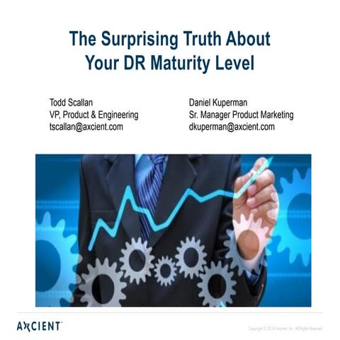 The Surprising Truth About Your Disaster Recovery Maturity Level