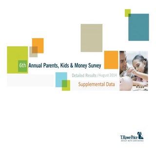 2014 Parents, Kids & Money Survey S...