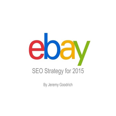ebay seo strategy for 2015