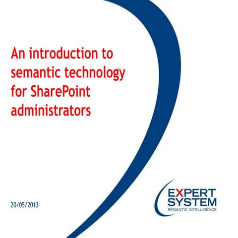 Introduction to Semantic Technology for SharePoint Administrators