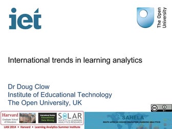 International trends in learning analytics (SAHELA conference)