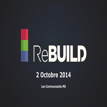REBUILD 2014 - Etes-vous compatible yOS ?  Les 5 usages que vous ne pourrez r...