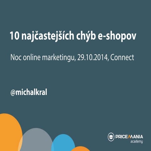 Noc on-line marketingu - 10 najčastejších chýb e-shopov
