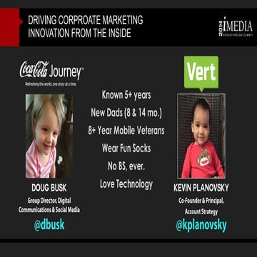 Insight Presentation: "Driving Corporate Innovation from the Inside (The Stor...