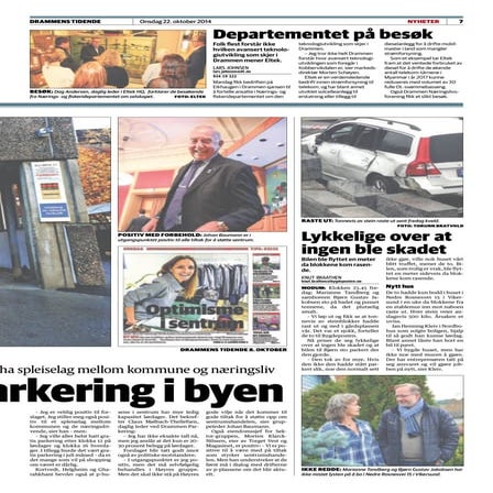 Departementet på besøk